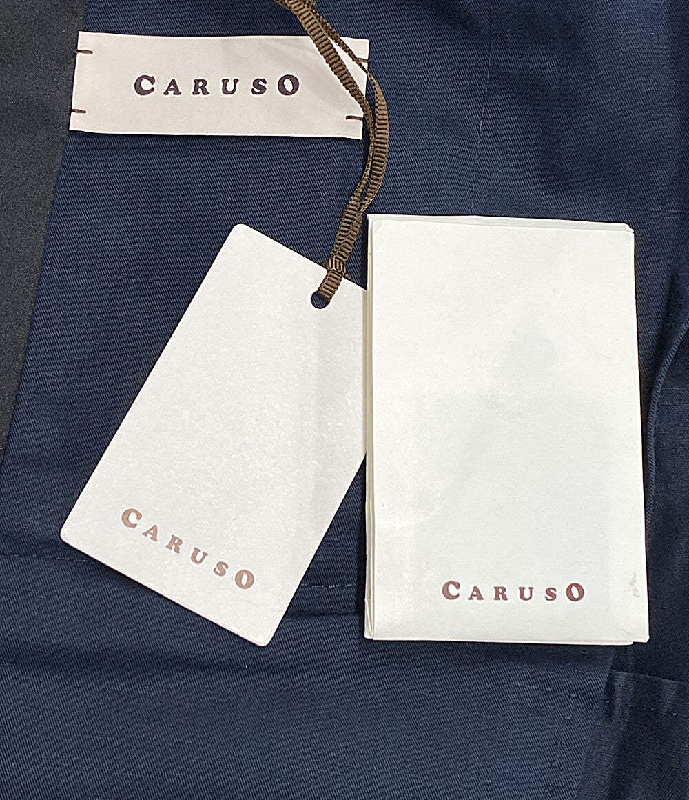 CARUSO AIDA テーラードジャケット ネイビー GKY-19030-A メンズ SIZE 48 カルーソー