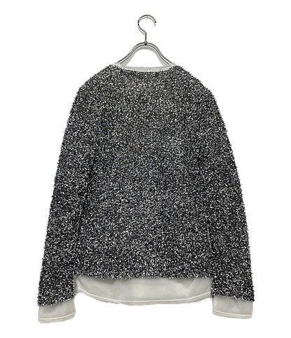 COMME DES GARCON カットソー シルバー レディース SIZE XS コムデギャルソン
