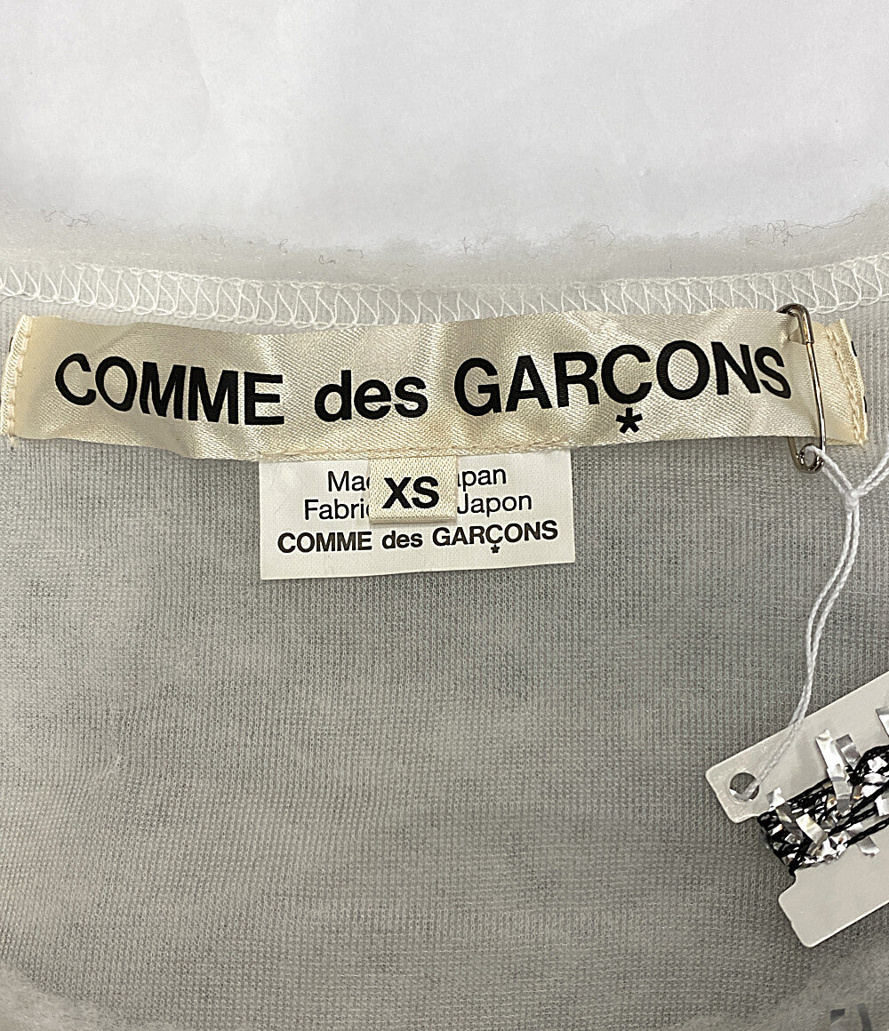 COMME DES GARCON カットソー シルバー レディース SIZE XS コムデギャルソン