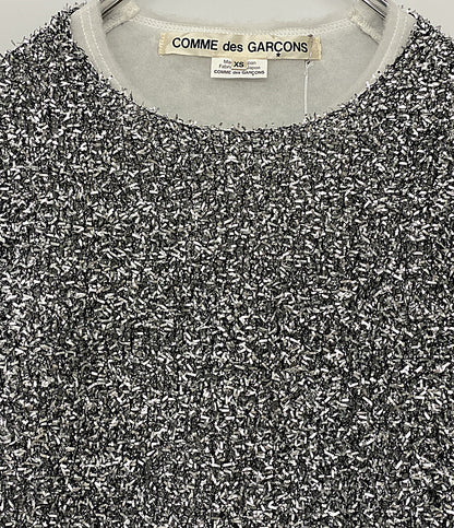 COMME DES GARCON カットソー シルバー レディース SIZE XS コムデギャルソン