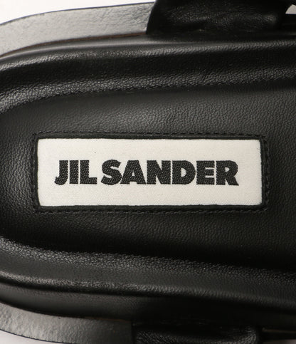 JIL SANDER サンダル プラットフォームサンダル ブラック ブラウンストラップ レディース SIZE 35 ジルサンダー