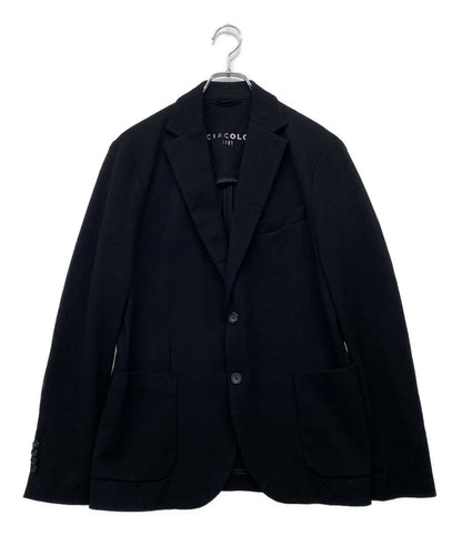 CIRCOLO 1901 チルコロ テーラードジャケット ブラック メンズ SIZE 48