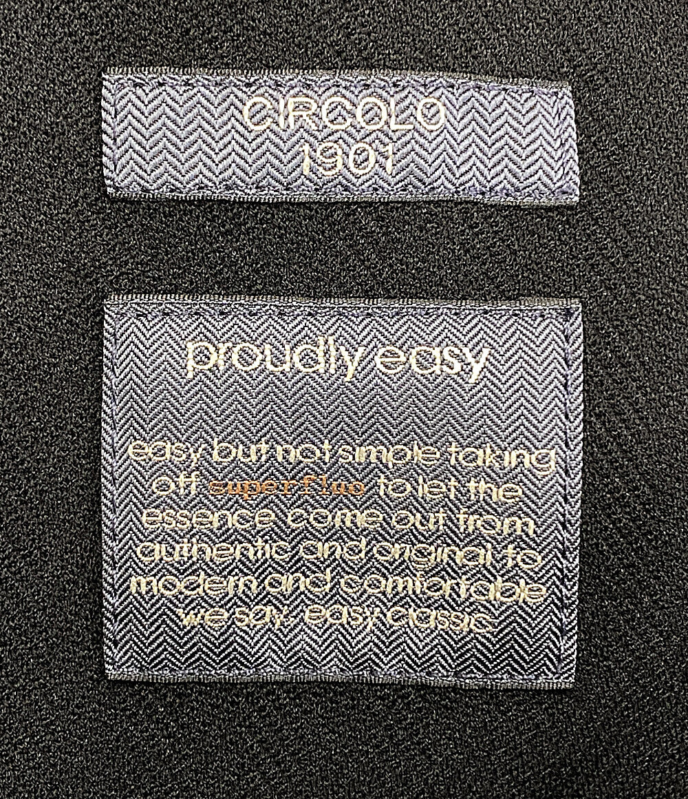CIRCOLO 1901 チルコロ テーラードジャケット ブラック メンズ SIZE 48