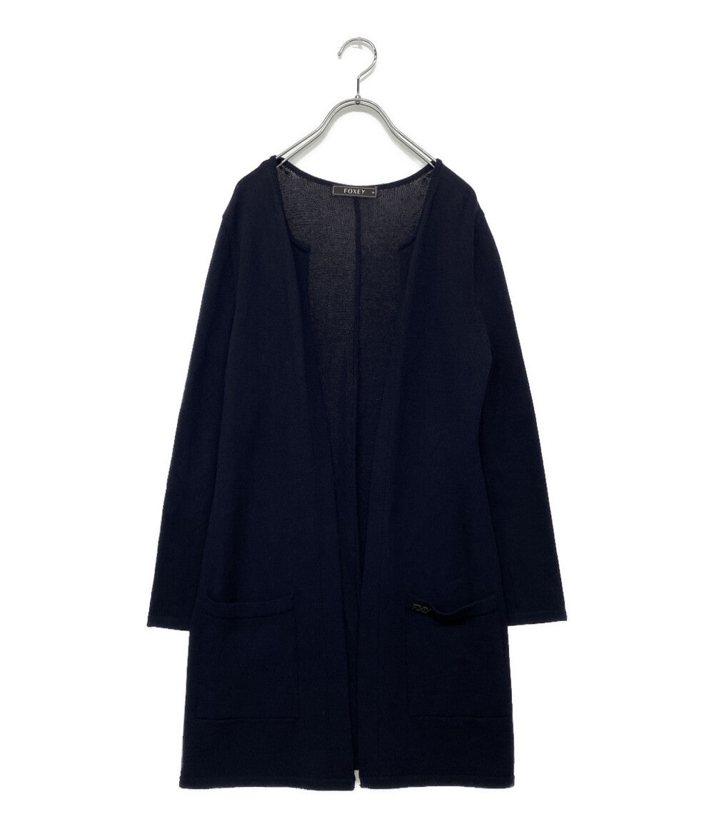 foxey カーディガン ブラック 28368 レディース SIZE 38 フォクシー