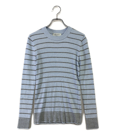 NEMIKA ネミカ ニット ボーダー グレー レディース SIZE 1