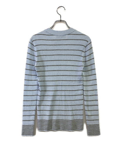 NEMIKA ネミカ ニット ボーダー グレー レディース SIZE 1