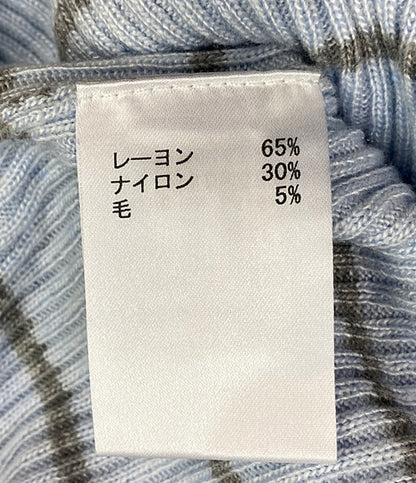 NEMIKA ネミカ ニット ボーダー グレー レディース SIZE 1