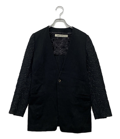 タロウ ホリウチ ノーカラージャケット レディース SIZE 2 TARO HORIUCHI