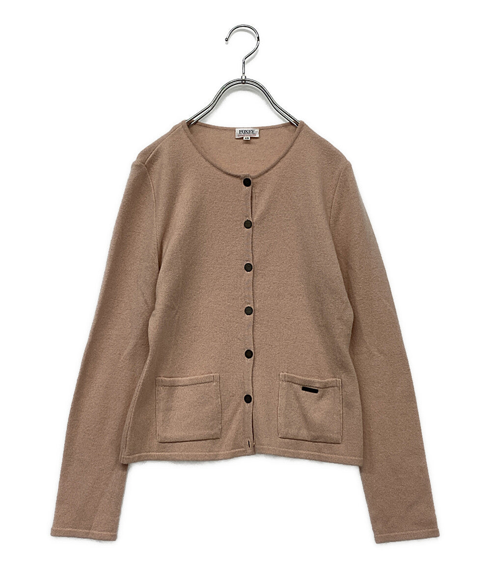 美品 foxey カーディガン カシミヤ混 レディース SIZE 38 フォクシー