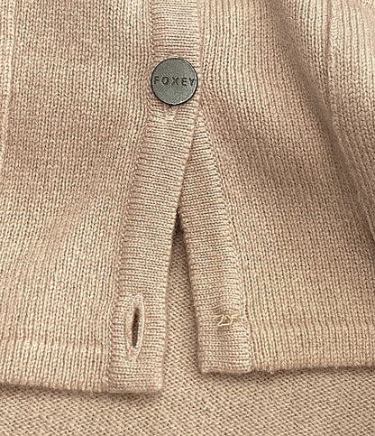 美品 foxey カーディガン カシミヤ混 レディース SIZE 38 フォクシー