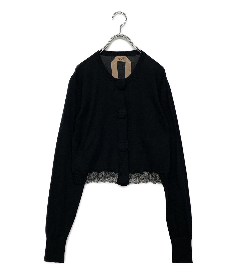 ヌメロ ヴェントゥーノ カーディガン ブラック レディース SIZE 36 N°21