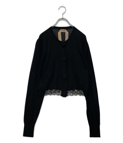 ヌメロ ヴェントゥーノ カーディガン ブラック レディース SIZE 36 N°21