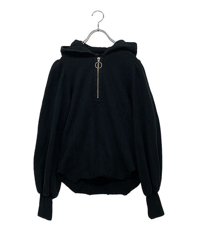 タケシコウサカバイワイズピンクレーベル スウェット ハーフジップ ブラック レディース SIZE 2 TAKESHI KOSAKA by Y’s Pink Label