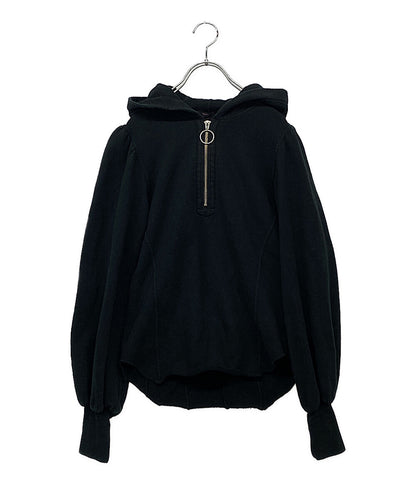 タケシコウサカバイワイズピンクレーベル スウェット ハーフジップ ブラック レディース SIZE 2 TAKESHI KOSAKA by Y’s Pink Label