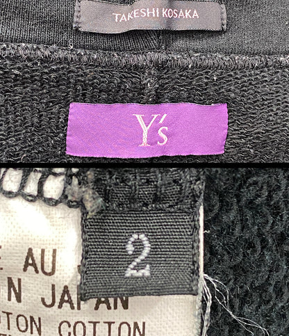 タケシコウサカバイワイズピンクレーベル スウェット ハーフジップ ブラック レディース SIZE 2 TAKESHI KOSAKA by Y’s Pink Label