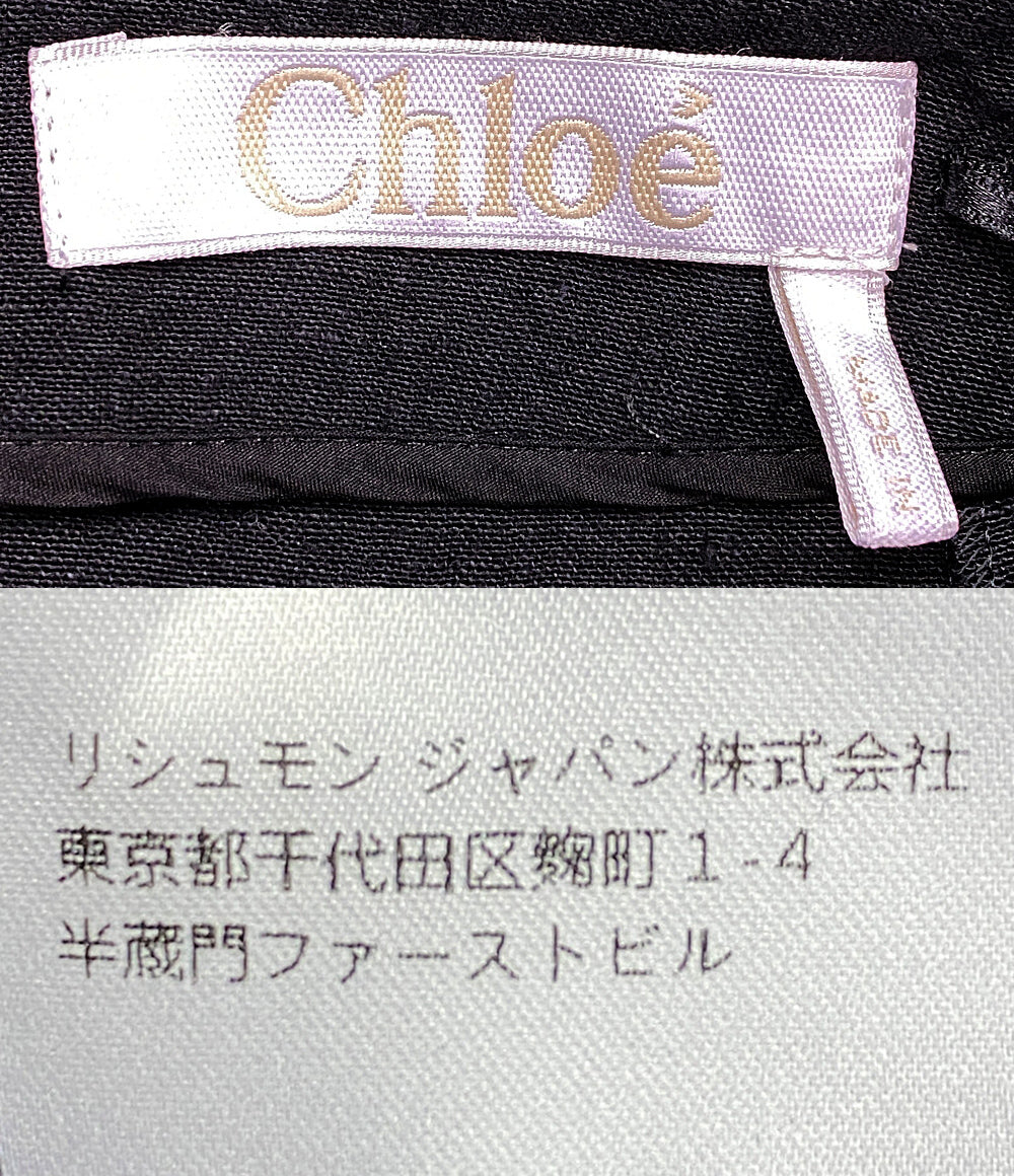 クロエ  スカート ブラック リネン     CHC22SJU2903500134 レディース SIZE 34  Chloe