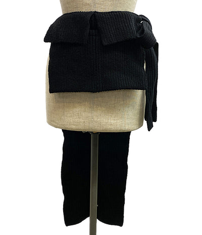 タン サロンスカート ニット TN18AW002 レディース SIZE F TAN