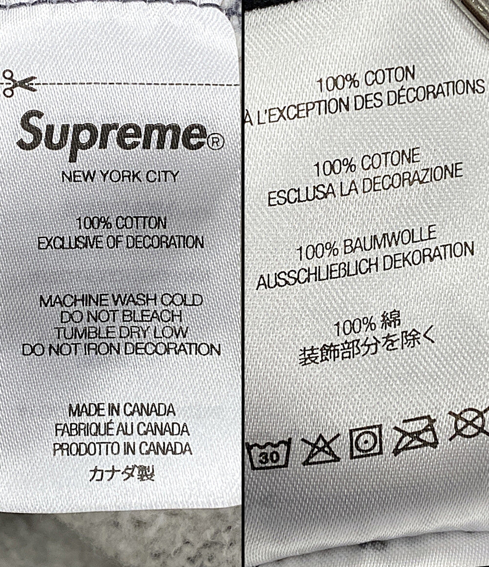 シュプリーム パーカー 21AW Box Logo チャコールグレー メンズ SIZE S Supreme