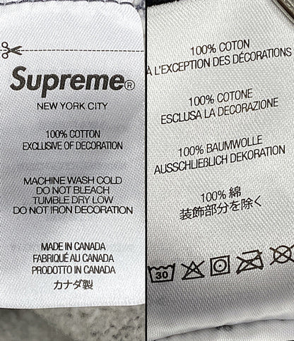 シュプリーム パーカー 21AW Box Logo チャコールグレー メンズ SIZE S Supreme