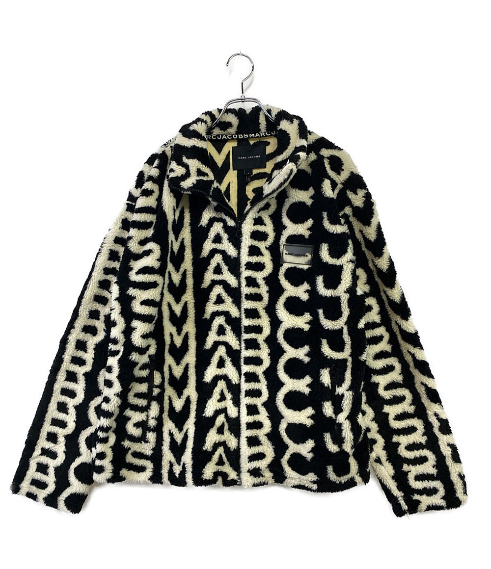MARC JACOBS フリースジャケット モノグラム FLEECEJAKET メンズ SIZE L マークジェイコブス