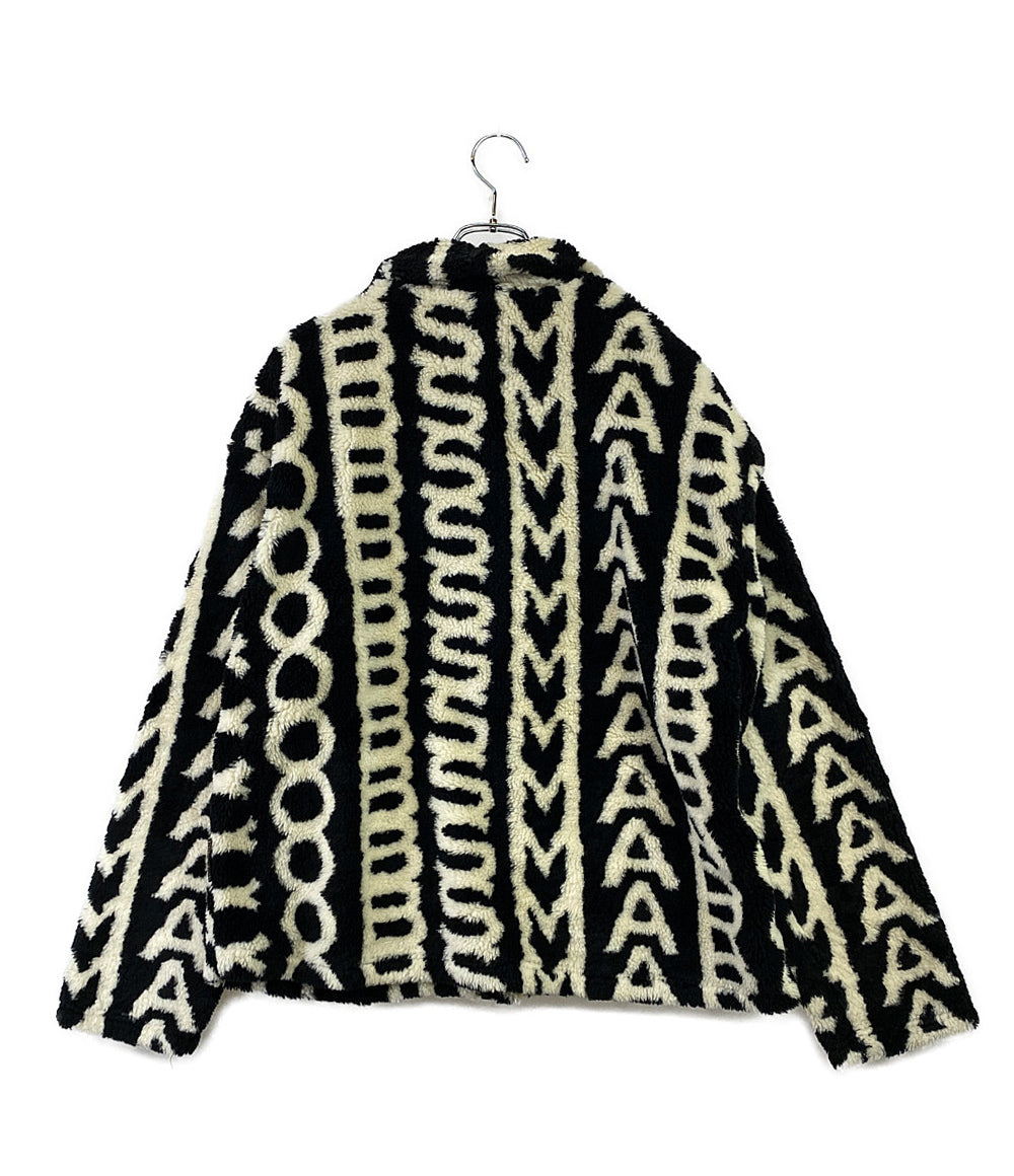 MARC JACOBS フリースジャケット モノグラム FLEECEJAKET メンズ SIZE L マークジェイコブス