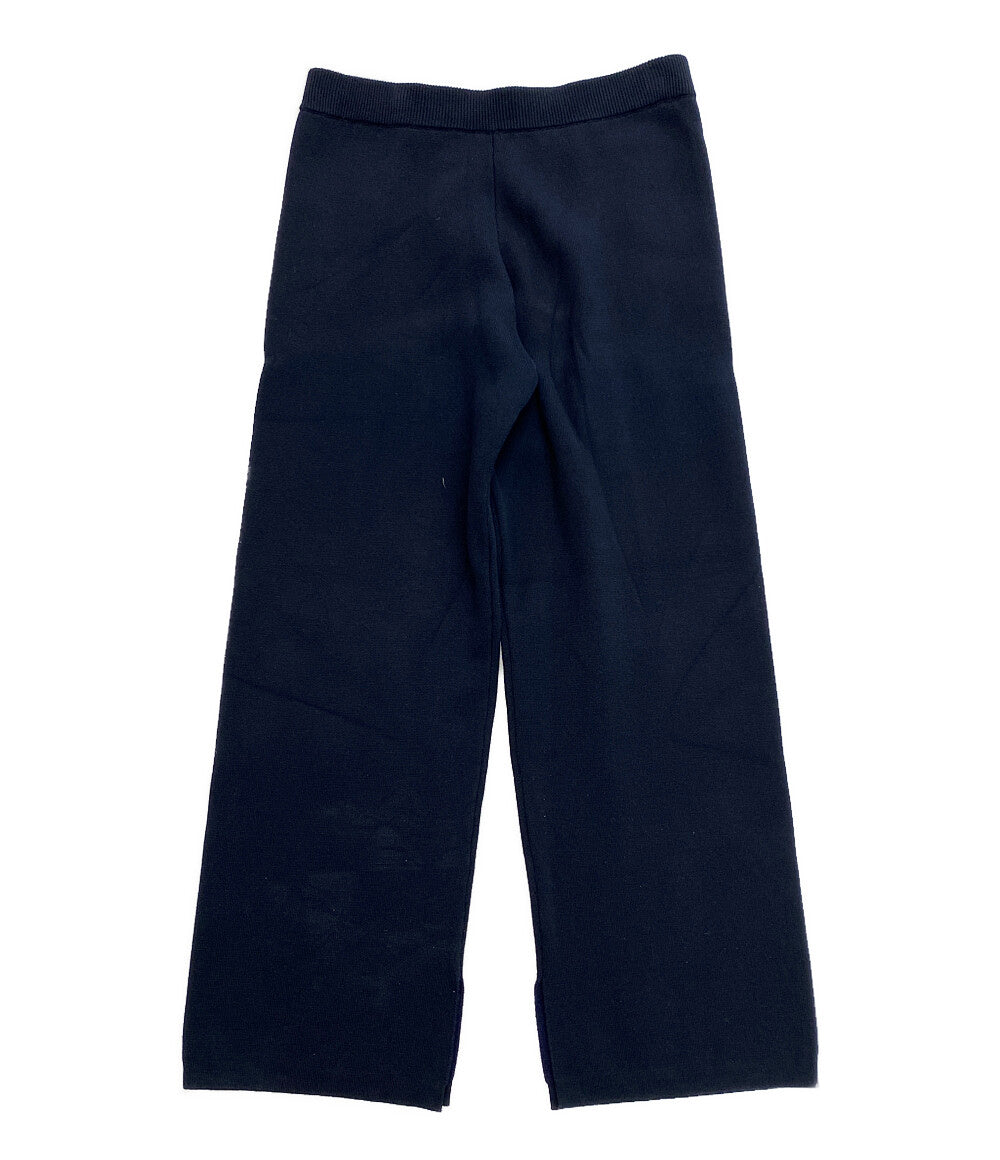 BORDERS at BALCONY ボーダーズ アット バルコニー ニットパンツ ネイビー レディース SIZE 38