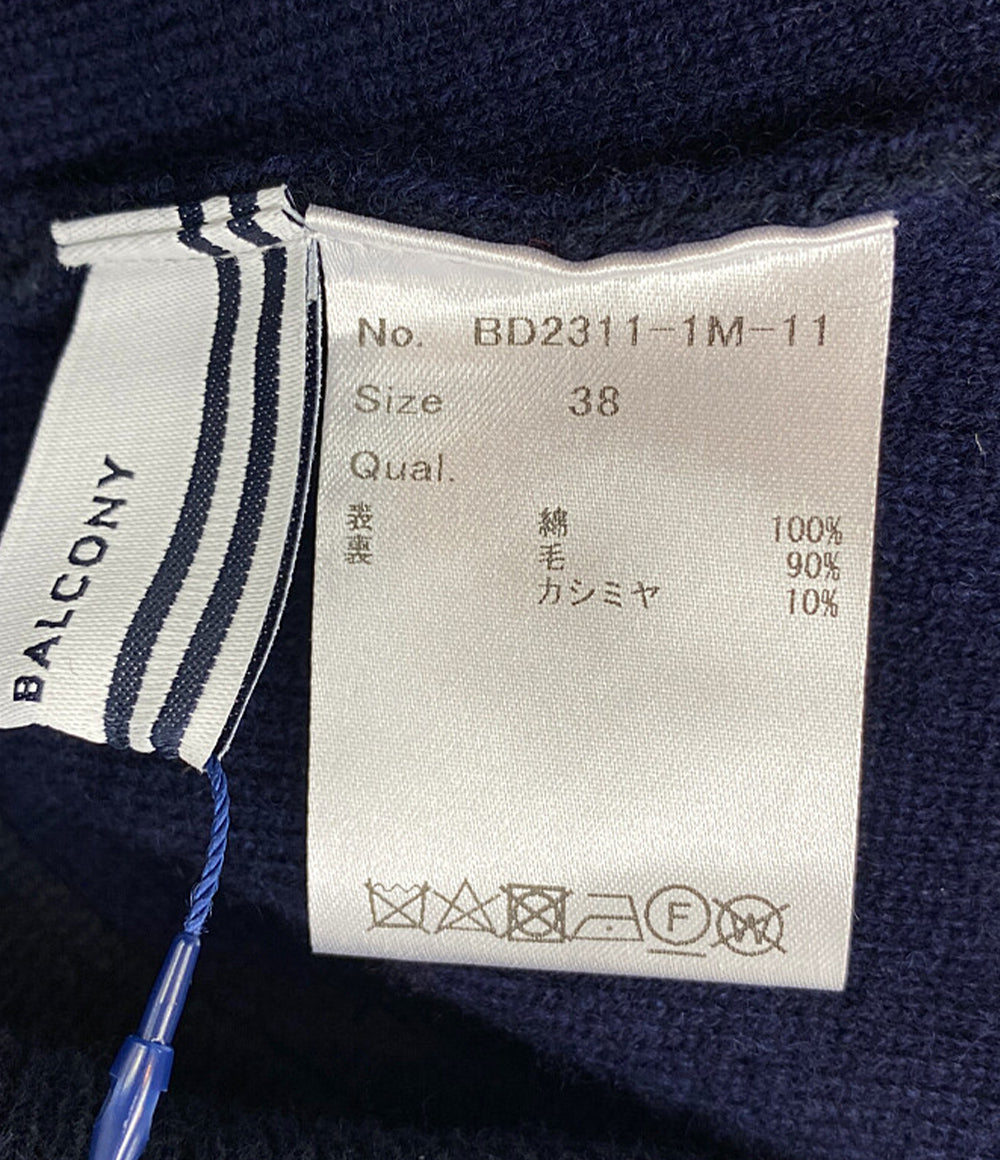 BORDERS at BALCONY ボーダーズ アット バルコニー ニットパンツ ネイビー レディース SIZE 38
