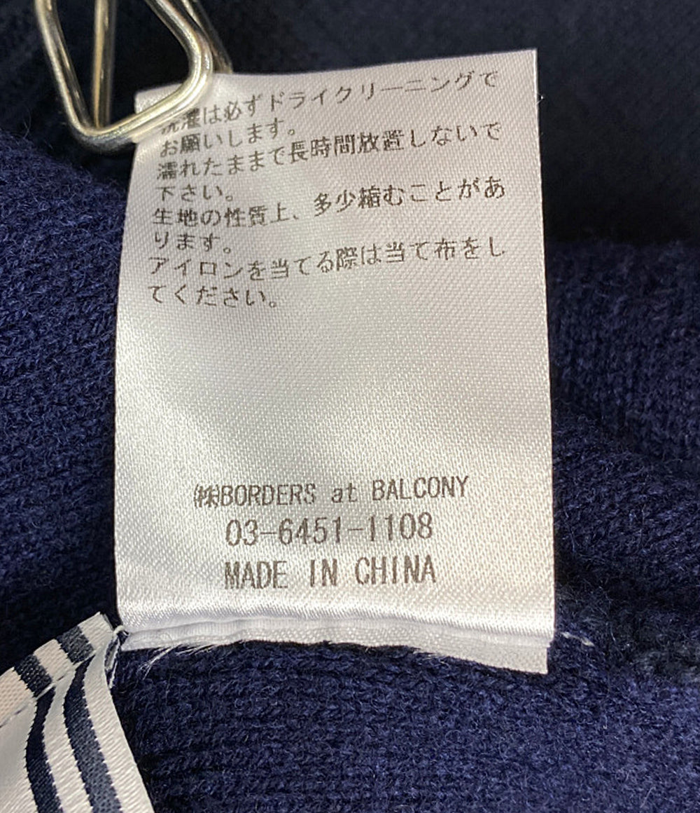 BORDERS at BALCONY ボーダーズ アット バルコニー ニットパンツ ネイビー レディース SIZE 38