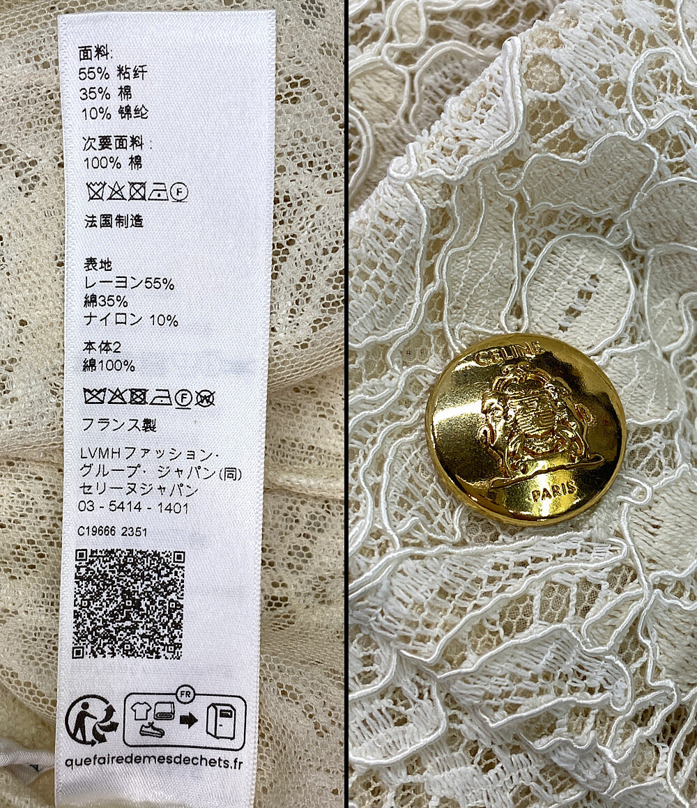 セリーヌ 美品 チェルシージャケット レース 24SS レディース SIZE 38 CELINE