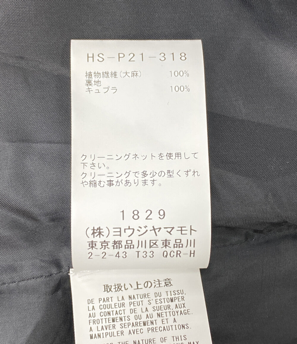 YOHJI YAMAMOTO POUR HOMME フラップヘンプパンツ 24ssCollection HS-P21-318 メンズ SIZE 2 ヨウジヤマモトプールオム