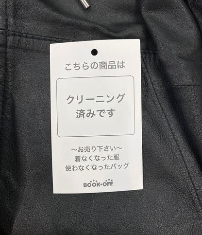ミハラヤスヒロ  パーカー フルジップ ラムスキン      レディース SIZE 44  MIHARA YASUHIRO