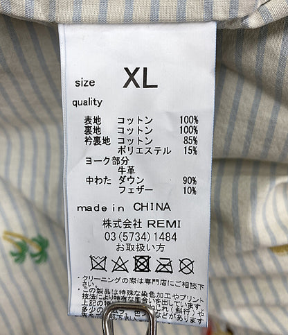 レミレリーフ ダウンベスト インディゴ メンズ SIZE XL REMI RELIEF