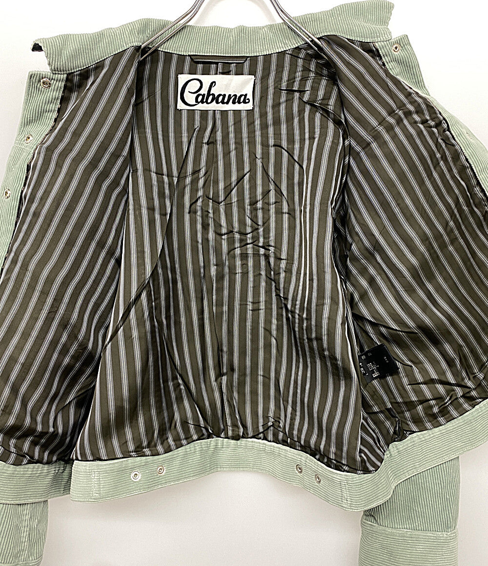 Cabana カバナ ジャケット ミントグリーン コーデユロイ レディース SIZE 38
