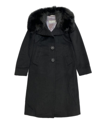マックスマーラ チェスターコート ブラック 73136 レディース SIZE 38 MAX MARA