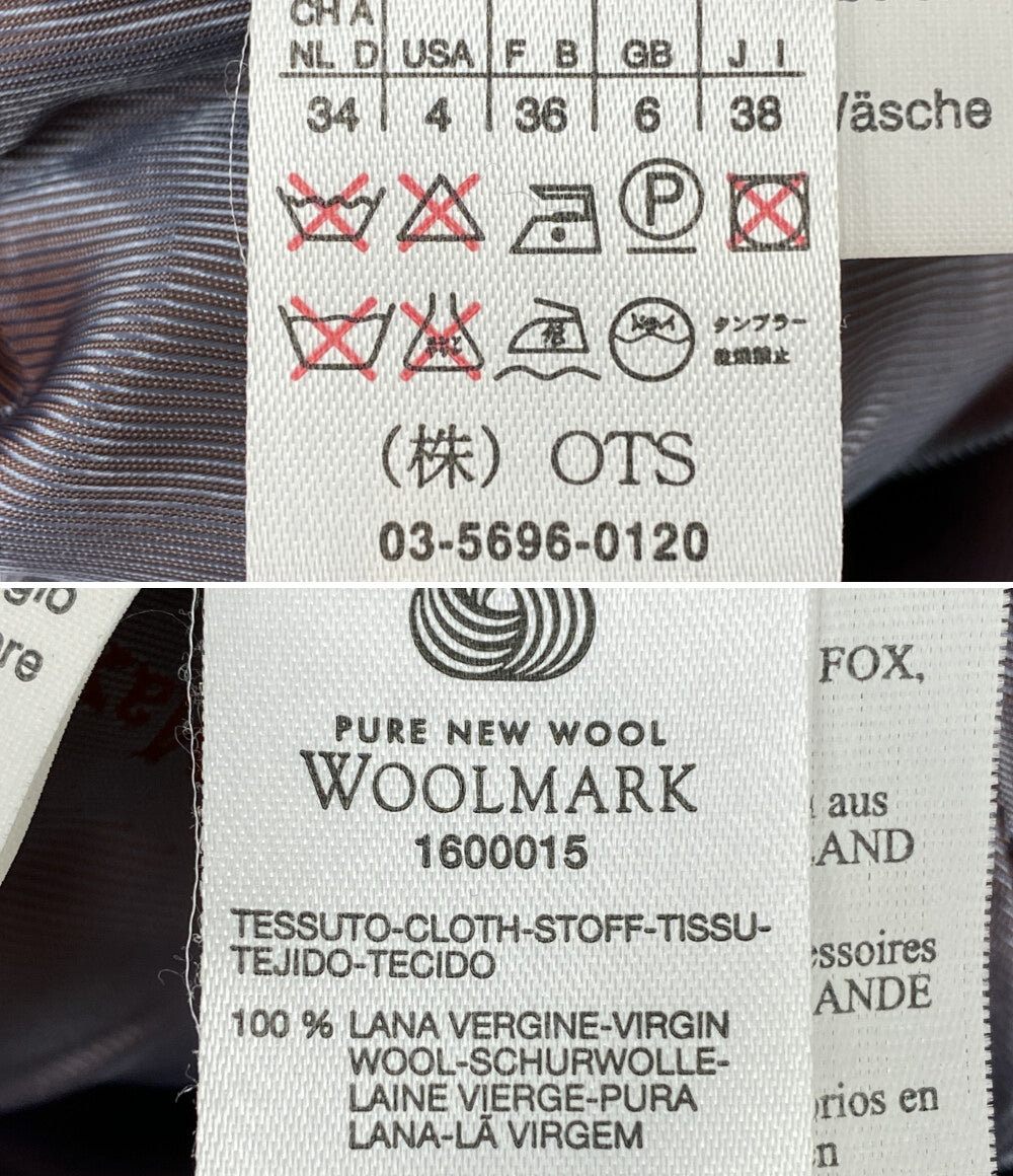 マックスマーラ チェスターコート ブラック 73136 レディース SIZE 38 MAX MARA