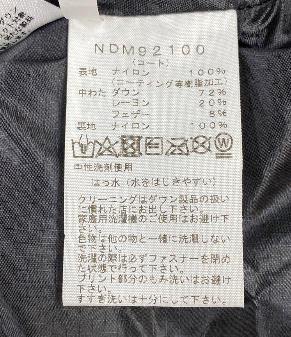 THE NORTH FACE ダウンコート NDM92100 ブラウン NDM92100 レディース SIZE M ザノースフェイス