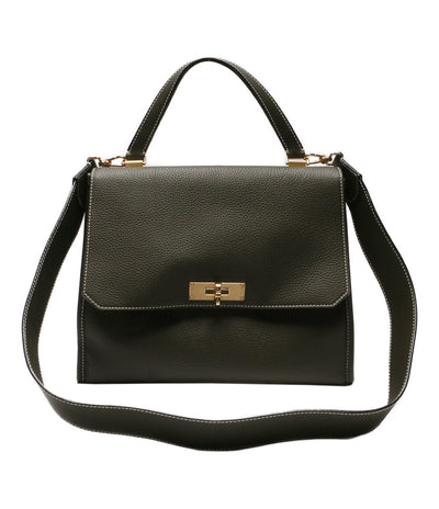 バリー ショルダーバッグ BREEZE MD 2way カーキ レディース BALLY