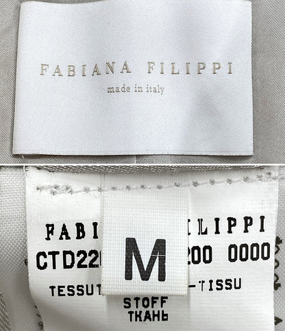 ファビアナ フィリッピ ジャケット アルパカブレンド ハーフスリーブ レディース SIZE M FABIANA FILIPPI