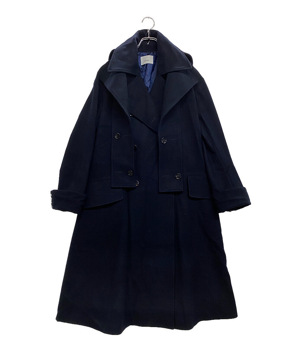 EZUMi エズミ ブリティッシュオーバーコート 23AW ネイビー レディース SIZE S