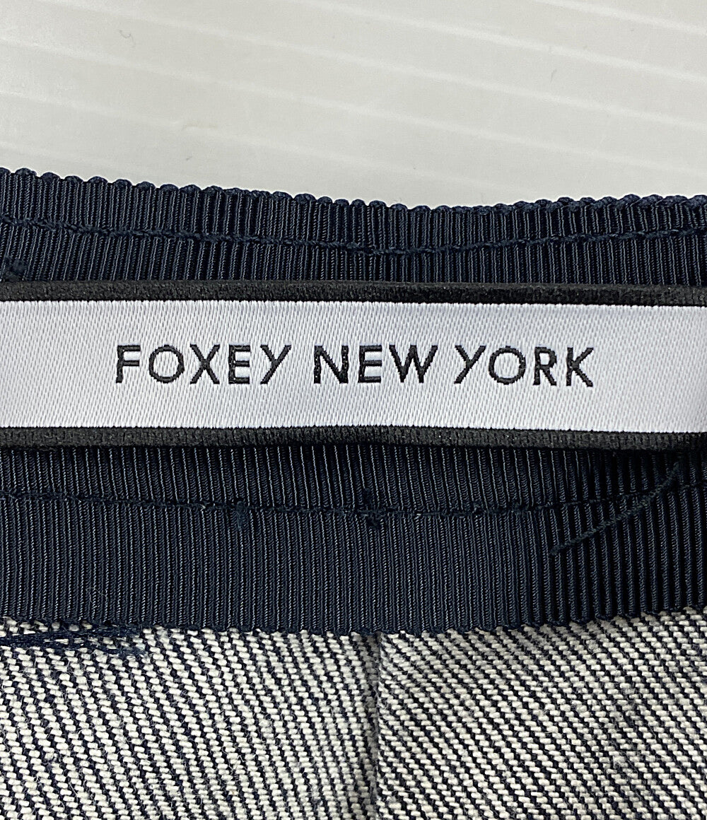 foxey new york スカート インディゴブルー 41678-NSS0F603KS レディース SIZE 38 フォクシー ニューヨーク