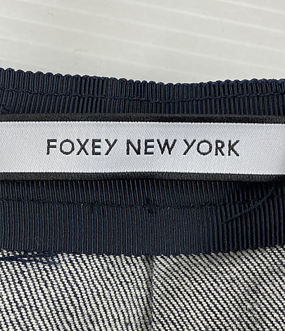foxey new york スカート インディゴブルー 41678-NSS0F603KS レディース SIZE 38 フォクシー ニューヨーク