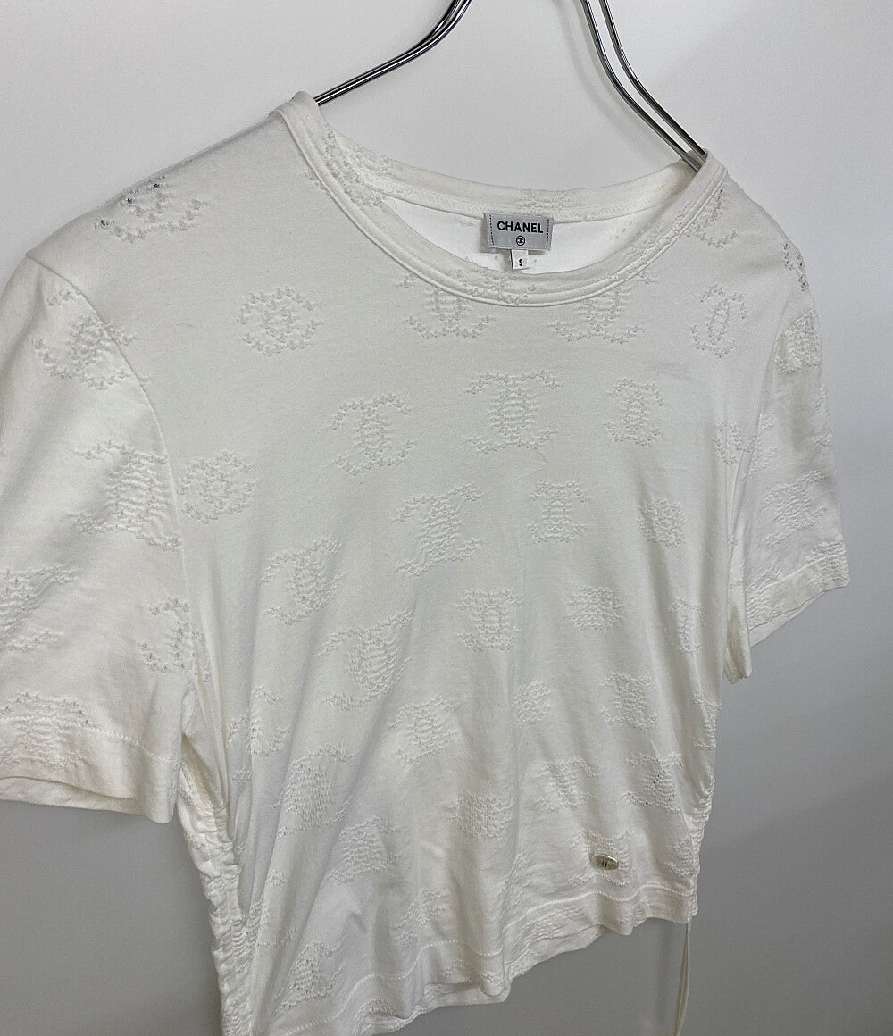 シャネル  半袖Ｔシャツ ココ クロップド Tシャツ     P72733K10463 レディース SIZE S  CHANEL