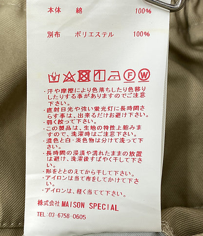 メゾンスペシャル 2タック ワイドパンツ カーキ     11222461214 メンズ SIZE 02  MAISON SPECIAL