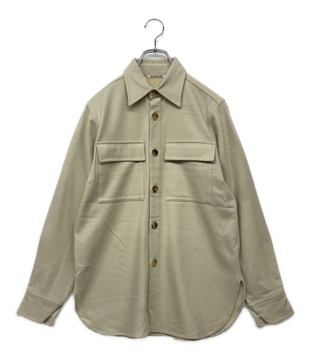 AURALEE 長袖シャツ Super Soft Wool Flannel Shirts レディース SIZE - オーラリー