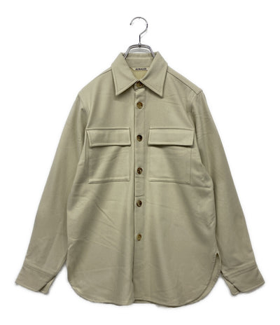 AURALEE 長袖シャツ Super Soft Wool Flannel Shirts レディース SIZE - オーラリー