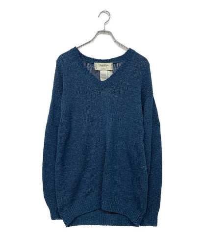 Olde Homesteader オールドホームステッダー ニット Vネック 混色 メンズ SIZE 08