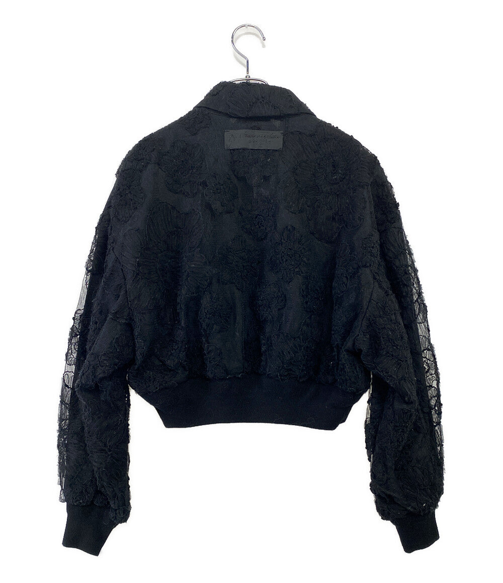 ヌメロ ヴェントゥーノ ジップジャケット ブラック レディース SIZE 38 N°21