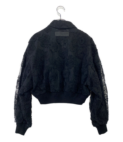 ヌメロ ヴェントゥーノ ジップジャケット ブラック レディース SIZE 38 N°21