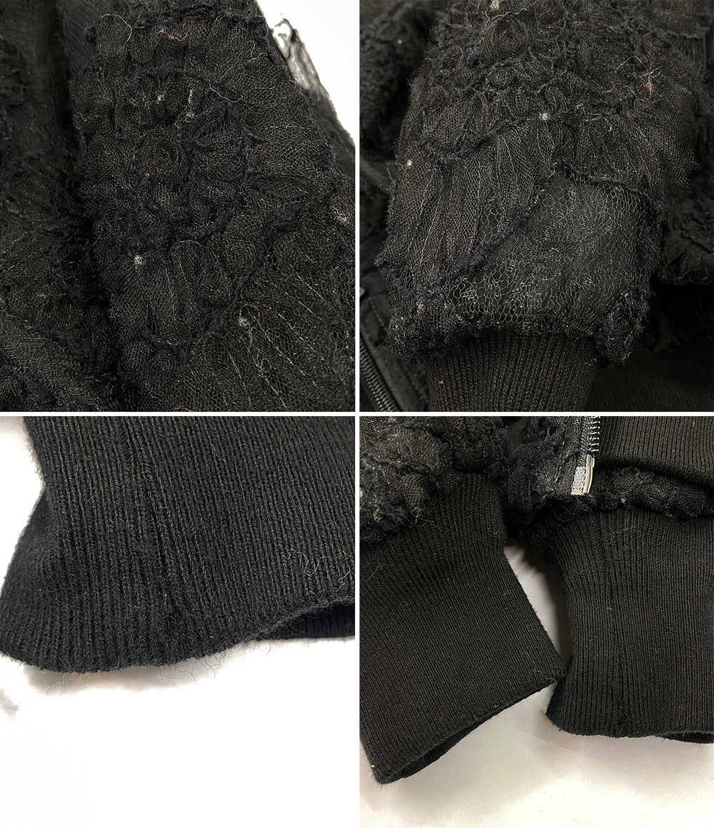 ヌメロ ヴェントゥーノ ジップジャケット ブラック レディース SIZE 38 N°21