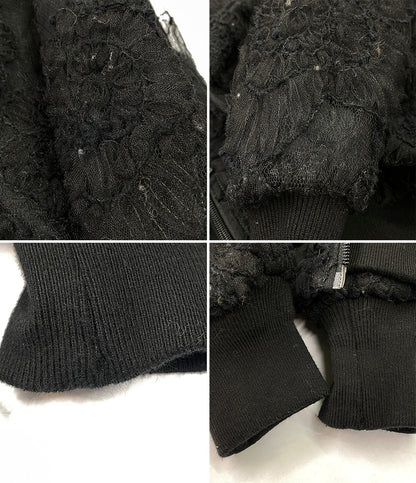 ヌメロ ヴェントゥーノ ジップジャケット ブラック レディース SIZE 38 N°21